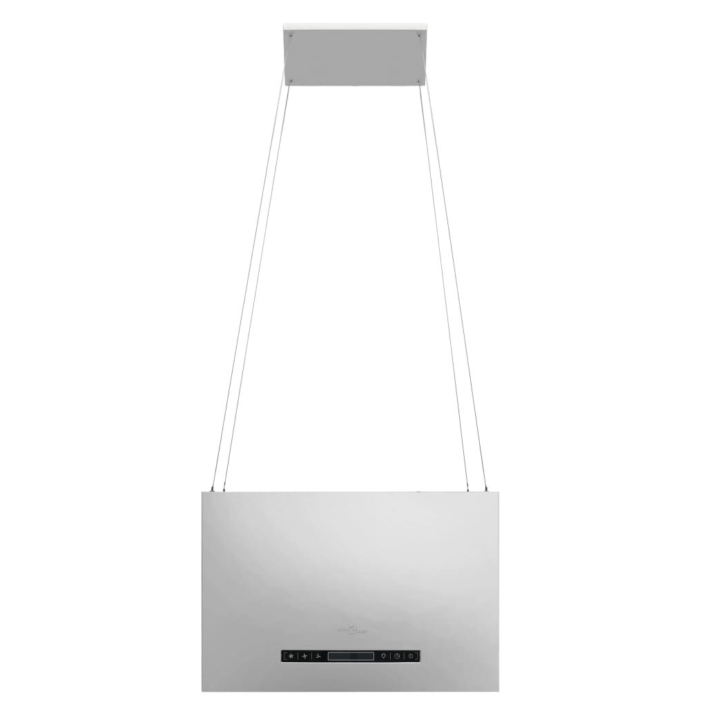 vidaXL Απορροφητήρας Νησίδα Κρεμαστός Αφής με LCD 55 εκ. Ανοξ. Ατσάλι
