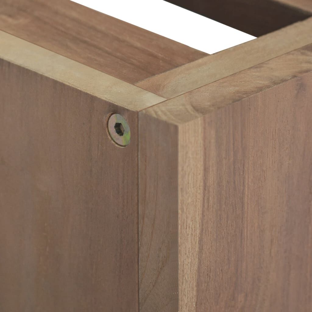 vidaXL Ντουλάπι Μπάνιου Επιτοίχιο 60x39x40 εκ. από Μασίφ Ξύλο Teak