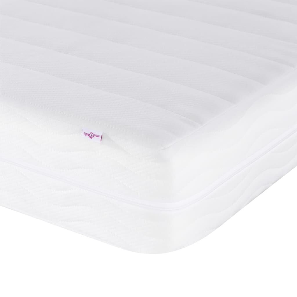 vidaXL Καναπές Κρεβάτι με Στρώμα Taupe 100 x 200 εκ. Υφασμάτινο