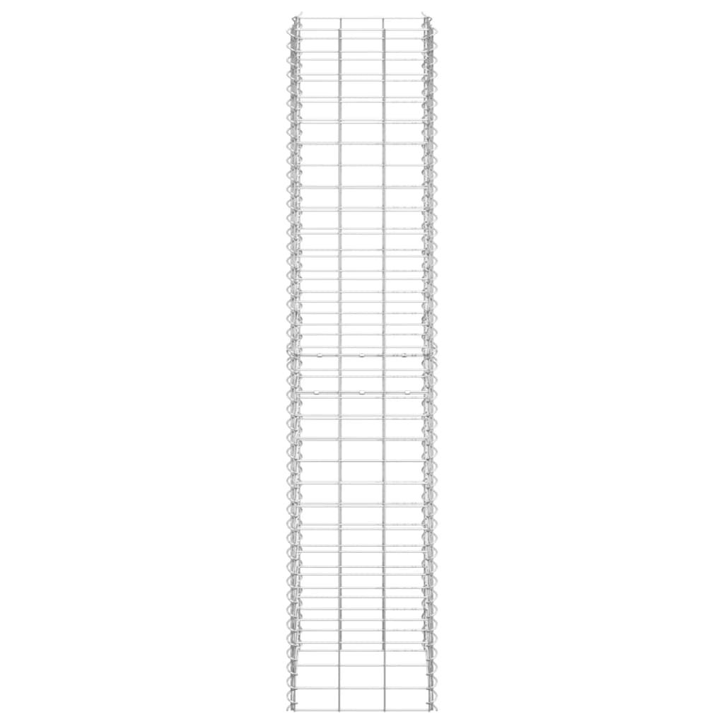 vidaXL Συρματοκιβώτια-Γλάστρες Υπερυψ. 3 τεμ. 30x30x150εκ. Σιδερένιες