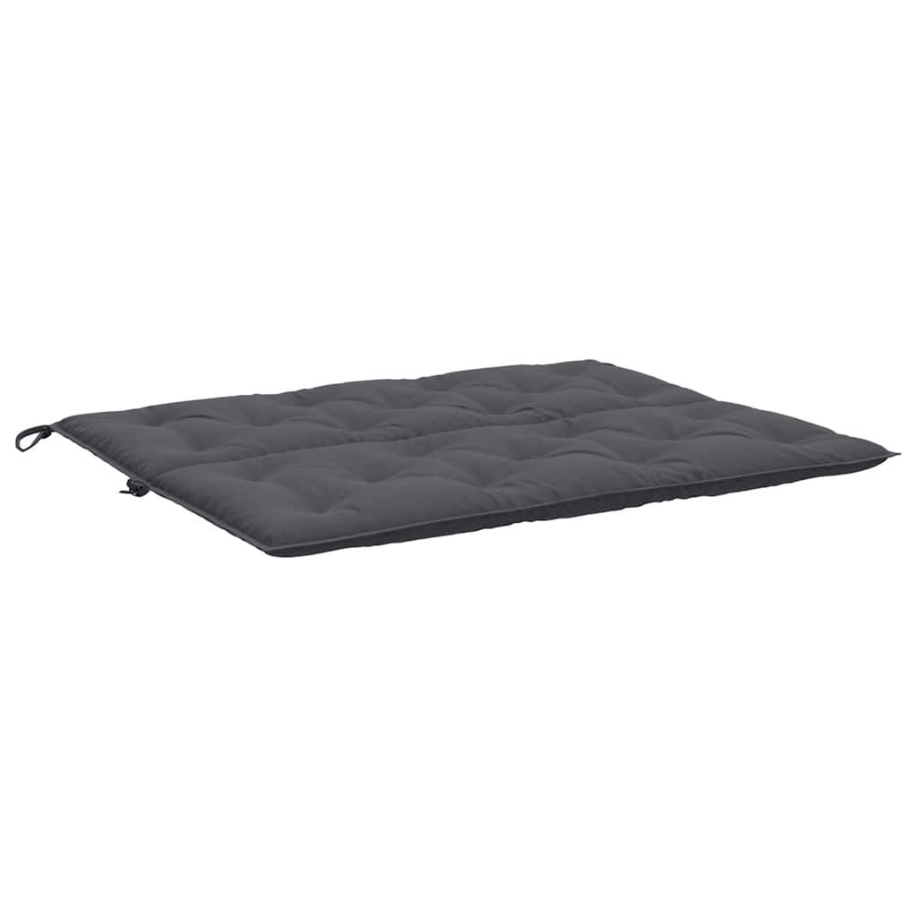 vidaXL Μαξιλάρι Πάγκου Κήπου Ανθρακί 100x(50+50)x7 εκ. Ύφασμα Oxford