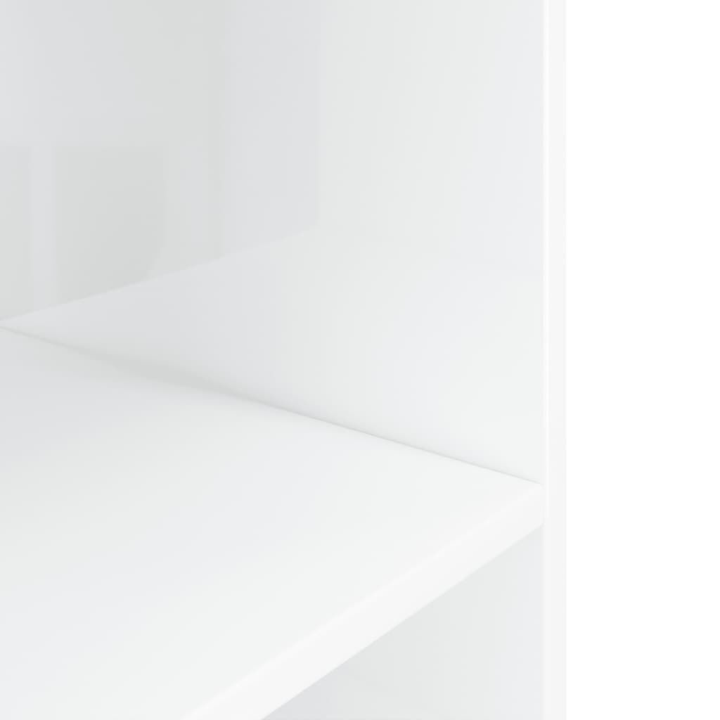 vidaXL Βάση Ενυδρείου Γυαλ. Λευκό 80x35x60 εκ. από Επεξεργασμένο Ξύλο