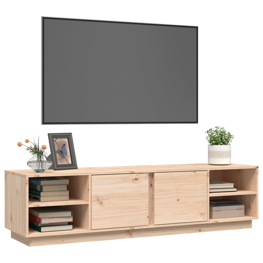 vidaXL Έπιπλο Τηλεόρασης 156 x 40 x 40 εκ. από Μασίφ Ξύλο Πεύκου