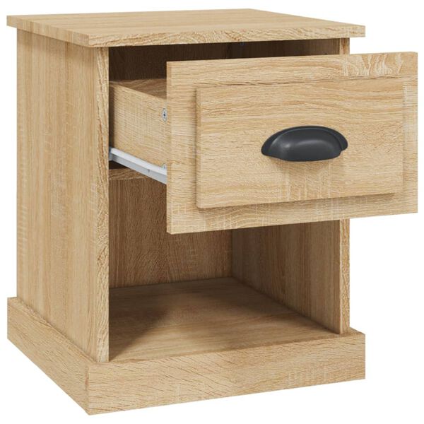 vidaXL Κομοδίνο Sonoma Δρυς 39x39x47,5 εκ. από Επεξεργασμένο Ξύλο