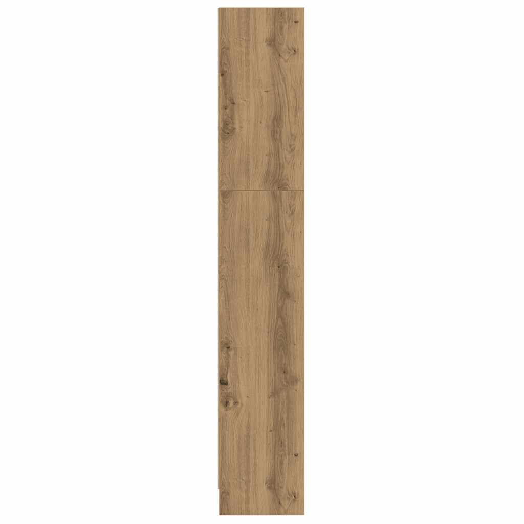 vidaXL Βιβλιοθήκη Αρτισιανή Δρυς 60x24x143 εκ. από Επεξεργασμένο Ξύλο