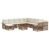 vidaXL &Sigma;&epsilon;&tau; &Kappa;&alpha;&nu;&alpha;&pi;έ &Kappa;ή&pi;&omicron;&upsilon; 12 pcs &Mu;&pi;&epsilon;&zeta; &kappa;&alpha;&iota; &Kappa;&rho;έ&mu; &sigma;&upsilon;&nu;&theta;&epsilon;&tau;&iota;&kappa;ό &rho;&alpha;&tau;ά&nu;