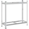 vidaXL &Rho;ά&phi;&iota; &epsilon;&lambda;&alpha;&sigma;&tau;&iota;&kappa;ώ&nu; 2 &epsilon;&pi;&iota;&pi;έ&delta;&omega;&nu; &Alpha;&sigma;&eta;&mu;ί 110x40x109 cm &Alpha;&tau;&sigma;ά&lambda;&iota;