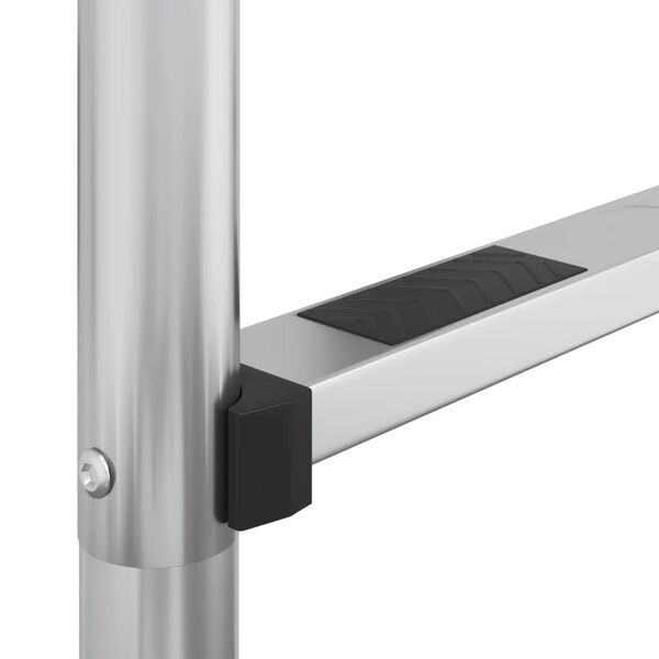 vidaXL Σκάλα Πισίνας 54 x 38 x 184,5 εκ. από Ανοξείδωτο Ατσάλι 304