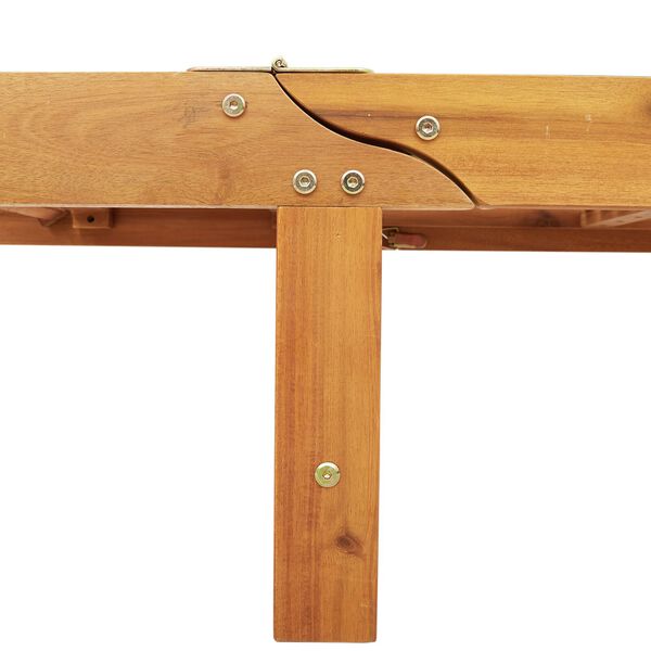 vidaXL Ξαπλώστρα 2 pcs Taupe 40 x 40 x 40εκ Μασίφ ξύλο ακακίας