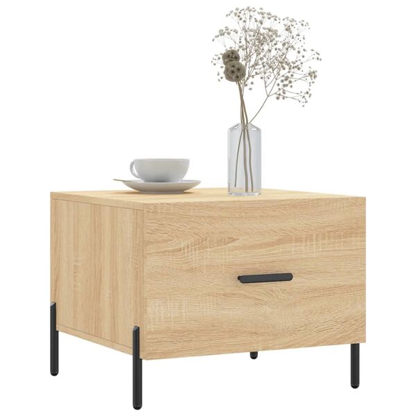 vidaXL Τραπεζάκια Σαλονιού 2 τεμ Sonoma Δρυς 50x50x40 εκ Επεξ. Ξύλο