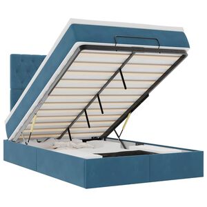 vidaXL &Omicron;&theta;&omega;&mu;&alpha;&nu;&iota;&kappa;ό &kappa;&rho;&epsilon;&beta;ά&tau;&iota; &mu;&epsilon; &sigma;&tau;&rho;ώ&mu;&alpha;&tau;&alpha; & LEDs &Sigma;&kappa;&omicron;ύ&rho;&omicron; &mu;&pi;&lambda;&epsilon; &Beta;&epsilon;&lambda;&omicron;ύ&delta;&omicron;