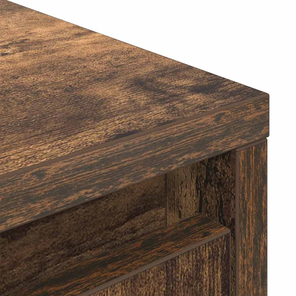 vidaXL Ντουλάπα Καπνιστή δρυς 29,5x34x119,5 εκ. Επεξεργασμένο Ξύλο