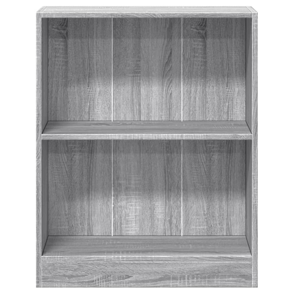 vidaXL Βιβλιοθήκη Γκρι Sonoma 60x24x76 εκ. από Επεξεργασμένο Ξύλο