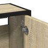 vidaXL Ντουλάπι Καθρέφτη Μπάνιου Sonoma Δρυς 65 x 20 x 60 εκ. από Τεχνητό Ξύλο