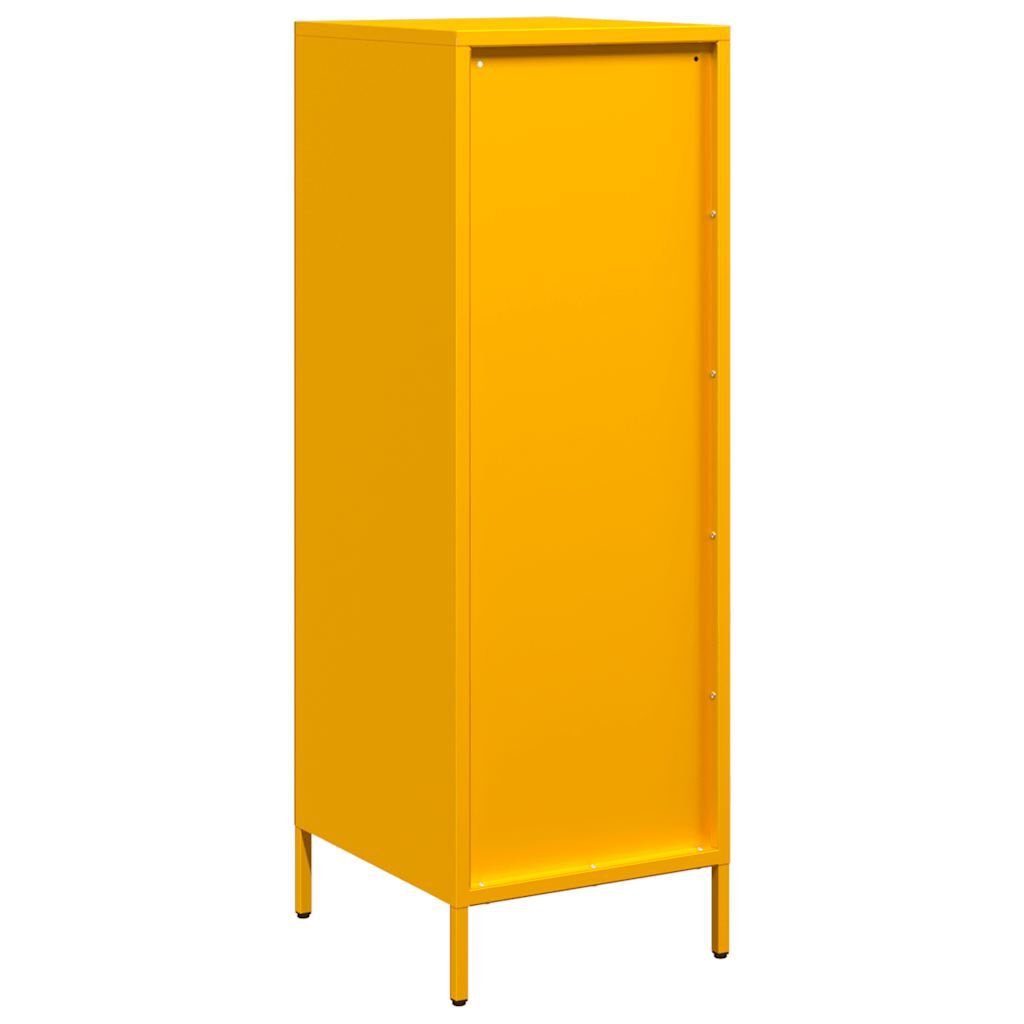 vidaXL Ντουλάπι Μουσταρδί 39x35x103,5 εκ. από Ατσάλι