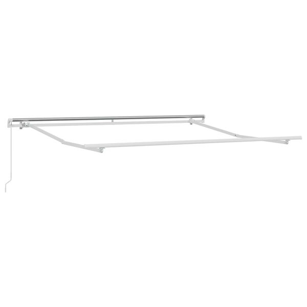 vidaXL Manual Retractable Awning Κόκκινη και Καφετιά 300x250 cm