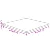 vidaXL Επιφάνεια Τραπεζιού Τετράγωνη 40x40x1,5 εκ. Μασίφ Ξύλο Δρυς