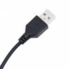 vidaXL Κομοδίνα με Φώτα LED 2 τεμ. Μαύρα από Επεξεργασμένο Ξύλο