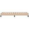 vidaXL Πλαίσιο Κρεβατιού Καπουτσίνο 80 x 200 εκ. από Συνθετικό Δέρμα