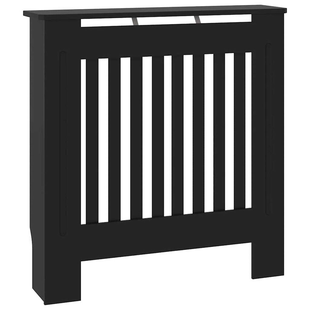 vidaXL Καπάκι Καλοριφέρ 2 pcs Μαύρο 78 x 19 x 81.5 cm