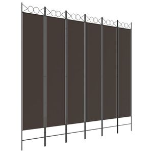 vidaXL &Delta;&iota;&alpha;&chi;&omega;&rho;&iota;&sigma;&tau;&iota;&kappa;ό &Delta;&omega;&mu;&alpha;&tau;ί&omicron;&upsilon; &mu;&epsilon; 6 &Pi;ά&nu;&epsilon;&lambda; &Kappa;&alpha;&phi;έ 240x220 &epsilon;&kappa;. &alpha;&pi;ό Ύ&phi;&alpha;&sigma;&mu;&alpha;