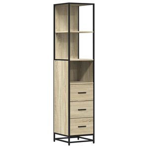 vidaXL &Nu;&tau;&omicron;&upsilon;&lambda;ά&pi;&iota; &mu;&pi;ά&nu;&iota;&omicron;&upsilon; Sonoma Oak 35x37,5x166 cm &Kappa;&alpha;&tau;&alpha;&sigma;&kappa;&epsilon;&upsilon;&alpha;&sigma;&mu;έ&nu;&omicron; &xi;ύ&lambda;&omicron;