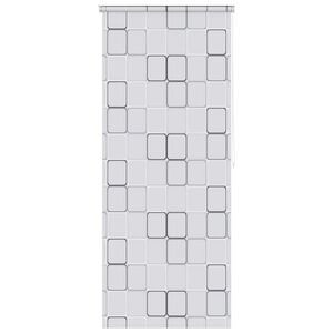 vidaXL Κουρτίνα Μπάνιου Ρολό Τετράγωνο Σχέδιο 80 x 240 εκ.