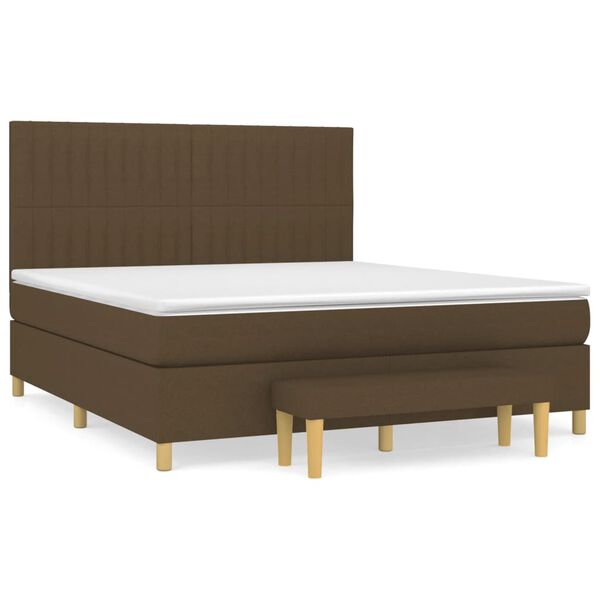 vidaXL &Kappa;&rho;&epsilon;&beta;ά&tau;&iota; Boxspring &mu;&epsilon; &Sigma;&tau;&rho;ώ&mu;&alpha; &Sigma;&kappa;&omicron;ύ&rho;&omicron; &Kappa;&alpha;&phi;έ 180x200 &epsilon;&kappa; &Upsilon;&phi;&alpha;&sigma;&mu;ά&tau;&iota;&nu;&omicron;