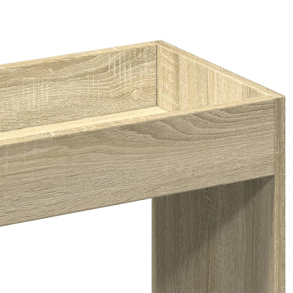 vidaXL Ντουλάπι Sonoma Δρυς 63x33x100 εκ. από Επεξεργασμένο Ξύλο