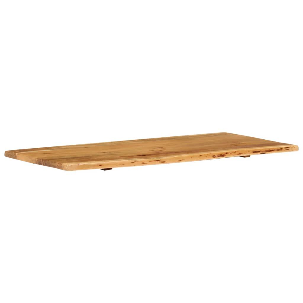 vidaXL Πάγκος Μπάνιου 114x52x2,5 εκ. από Μασίφ Ξύλο Ακακίας