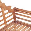 vidaXL Παγκάκι Κήπου 127 x 58,5 x 92,5 εκ. από Μασίφ Ξύλο Teak