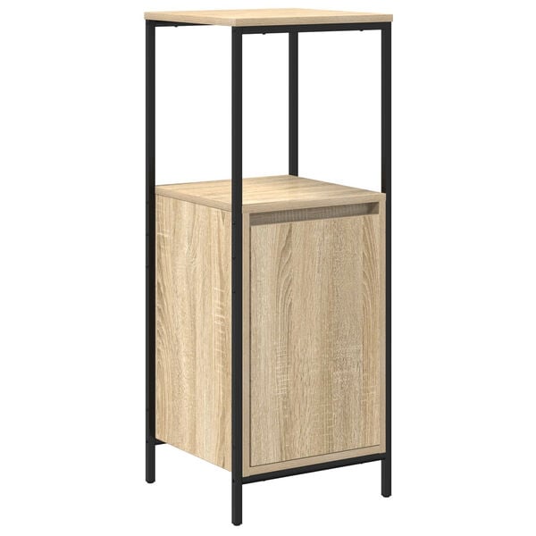 vidaXL Σετ Επίπλων Μπάνιου 5 τεμαχίων σε Sonoma Oak Επεξεργασμένο Ξύλο