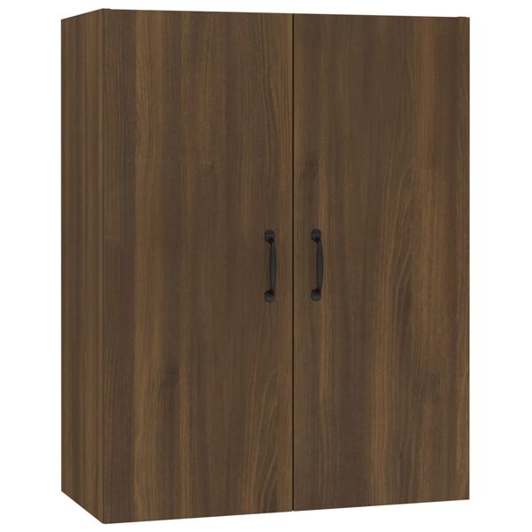 vidaXL Ντουλάπι Κρεμαστό Καφέ δρυς 69,5x34x90 εκ. Επεξεργασμένο Ξύλο