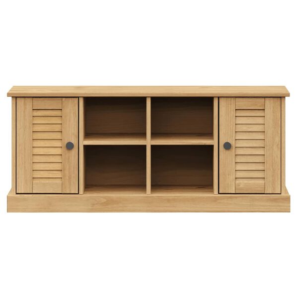 vidaXL Παπουτσοθήκη VIGO 106 x 35 x 45 εκ. από Μασίφ Ξύλο Πεύκου