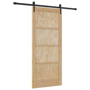 vidaXL &Sigma;&upsilon;&rho;ό&mu;&epsilon;&nu;&eta; &Pi;ό&rho;&tau;&alpha; ORKDAL 86 x 198,5 cm &Mu;&alpha;&sigma;ί&phi; &Xi;ύ&lambda;&omicron; &Pi;&epsilon;ύ&kappa;&omicron;&upsilon;