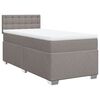 vidaXL &Kappa;&rho;&epsilon;&beta;ά&tau;&iota; Boxspring &mu;&epsilon; &Sigma;&tau;&rho;ώ&mu;&alpha; Taupe 100 x 200 &epsilon;&kappa;. &Upsilon;&phi;&alpha;&sigma;&mu;ά&tau;&iota;&nu;&omicron;