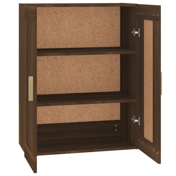 vidaXL Ντουλάπι Τοίχου Καφέ Δρυς 69,5x32,5x90 εκ. Επεξεργασμένο Ξύλο