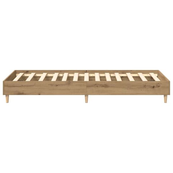 vidaXL Πλαίσιο κρεβατιού χωρίς στρώμα Artisan Oak 90x200 cm