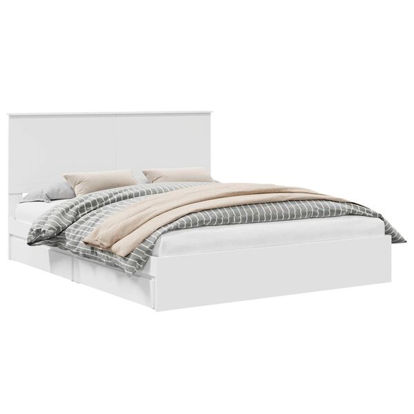 vidaXL &Kappa;&rho;&epsilon;&beta;ά&tau;&iota; &Alpha;&pi;&omicron;&theta;ή&kappa;&eta;&sigmaf; &Lambda;&epsilon;&upsilon;&kappa;ό 160 x 200 cm &Epsilon;&pi;&epsilon;&xi;&epsilon;&rho;&gamma;&alpha;&sigma;&mu;έ&nu;&omicron; &xi;ύ&lambda;&omicron;