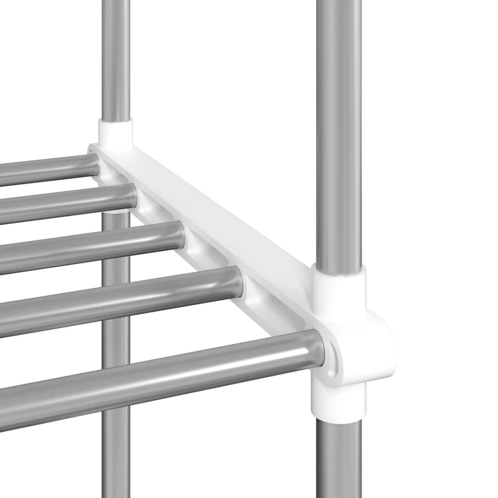 vidaXL Ράφι για Φούρνο Μικροκυμάτων Λευκό 51x27x63 εκ. από Αλουμίνιο