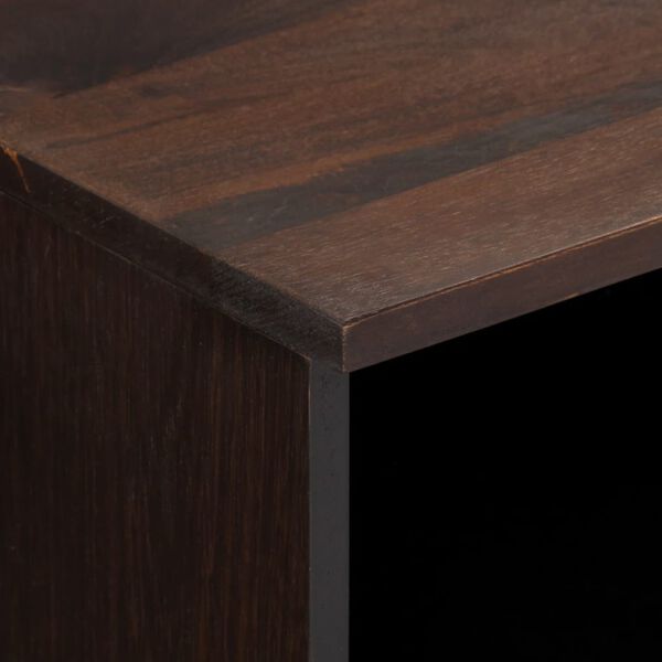 vidaXL Έπιπλο Τηλεόρασης Καφέ 100x34x46 εκ. Μασίφ Ξύλο Μάνγκο