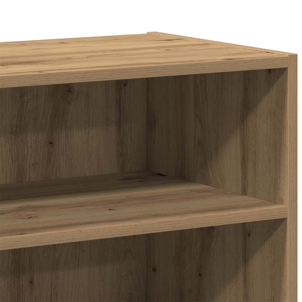 vidaXL Ραφιέρα Αρτισιανή Δρυς 103,5 x 35 x 70 εκ. από Επεξεργ. Ξύλο
