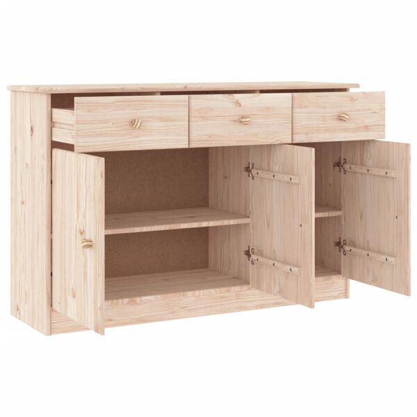 vidaXL Ντουλάπι ALTA 112 x 35 x 73 εκ. από Μασίφ Ξύλο Πεύκου