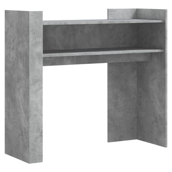 vidaXL Τραπεζάκι Κονσόλα Γκρι Σκυρ. 100x35x90 εκ. από Επεξ. Ξύλο