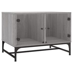 vidaXL &Tau;&rho;&alpha;&pi;&epsilon;&zeta;ά&kappa;&iota; &Sigma;&alpha;&lambda;&omicron;&nu;&iota;&omicron;ύ Sonoma &Gamma;&kappa;&rho;&iota; 68,5x50x50 &epsilon;&kappa; &mu;&epsilon; &Gamma;&upsilon;ά&lambda;&iota;&nu;&epsilon;&sigmaf; &Pi;ό&rho;&tau;&epsilon;&sigmaf;