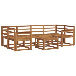 vidaXL &Sigma;&epsilon;&iota;&rho;ά &Kappa;&alpha;&nu;&alpha;&pi;έ &Epsilon;&xi;&omega;&tau;&epsilon;&rho;&iota;&kappa;&omicron;ύ 7 pcs &Phi;&upsilon;&sigma;&iota;&kappa;ό &Sigma;&tau;&epsilon;&rho;&epsilon;ό &Xi;ύ&lambda;&omicron; &Alpha;&kappa;&alpha;&kappa;ί&alpha;&sigmaf;