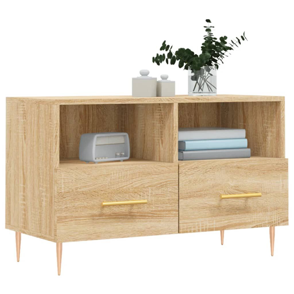vidaXL Έπιπλο Τηλεόρασης Sonoma Δρυς 80x36x50 εκ. Επεξεργασμένο Ξύλο