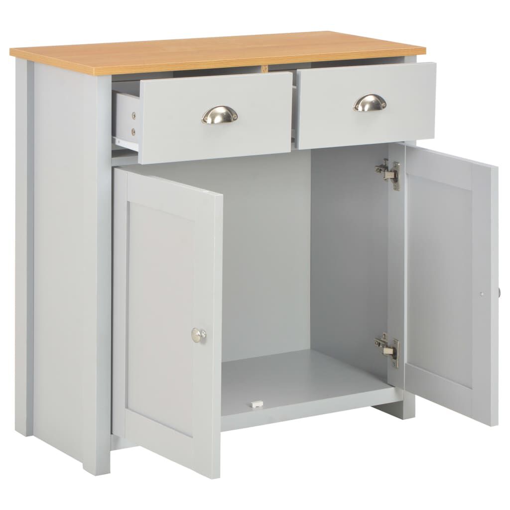 vidaXL Μπουφές Γκρι 79 x 35 x 81 εκ.
