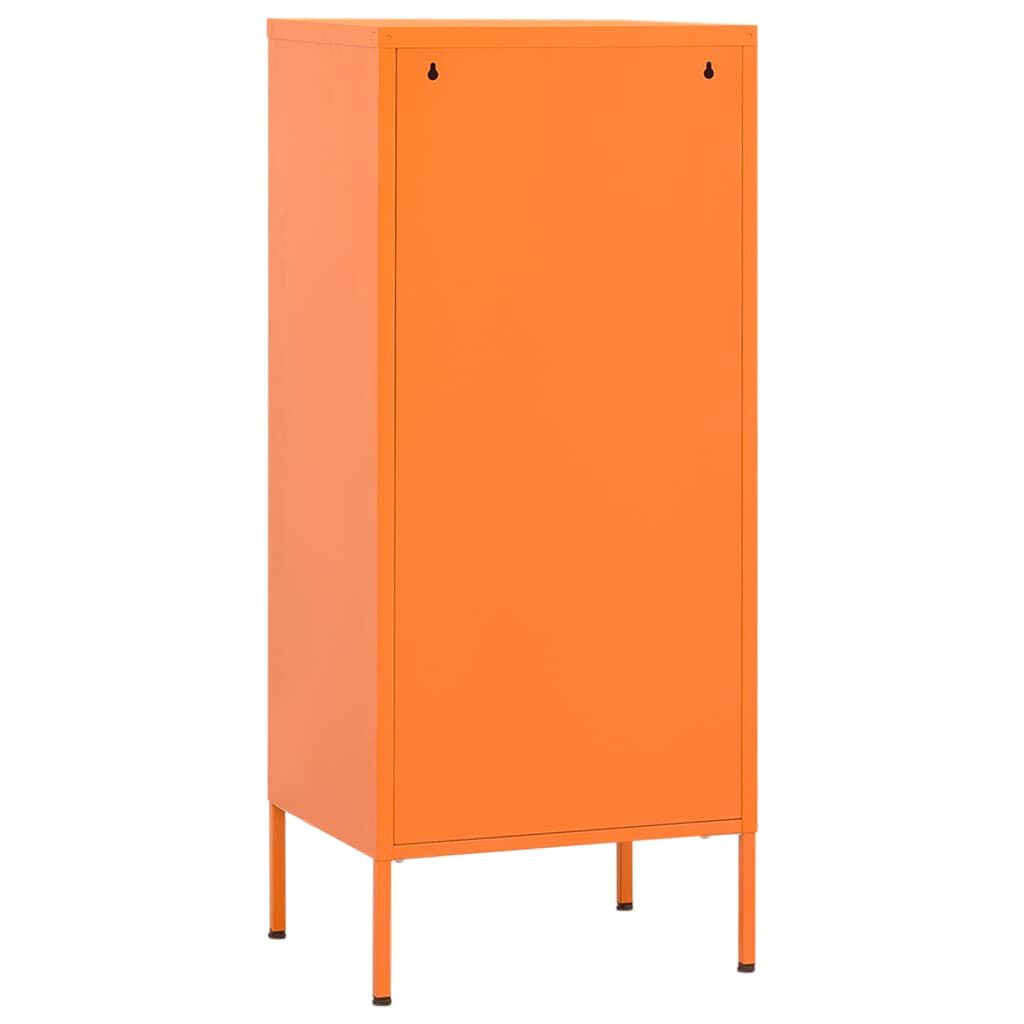 vidaXL Ντουλάπι Αποθήκευσης Πορτοκαλί 42,5 x 35 x 101,5 εκ. από Ατσάλι