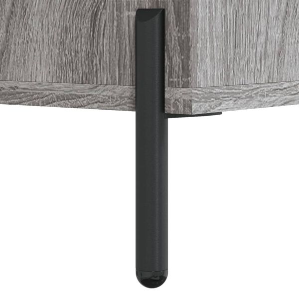 vidaXL Ντουλάπα Γκρι Sonoma 69,5 x 31 x 115 εκ. από Επεξεργασμένο Ξύλο